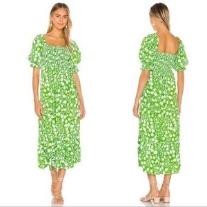 Faithfull The Brand Olinda MIDI Dress Cleo Floral Print Size XS NWT